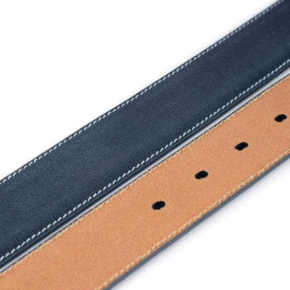 ELVAR Blue Suede Leather Belt